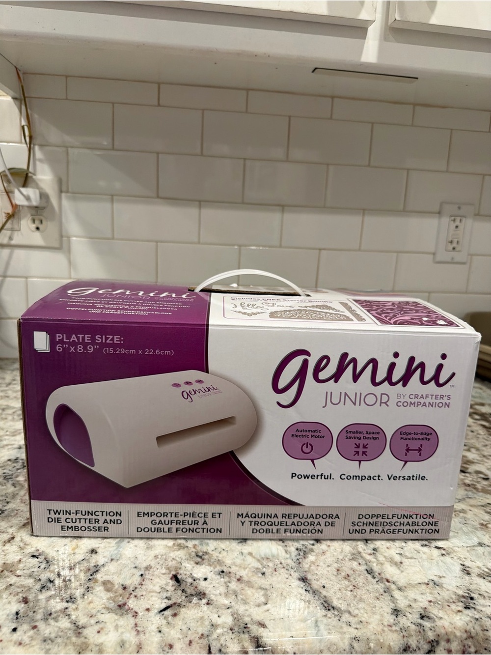 Gemini Junior Die Cutter & Embosser - Purple